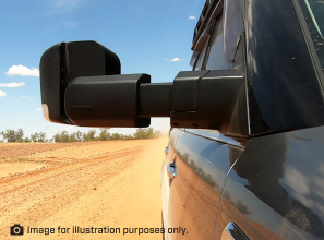 MSA Towing Mirrors (Heated, Electric, Chrome) To Suit Navara NP300 (2015-On)