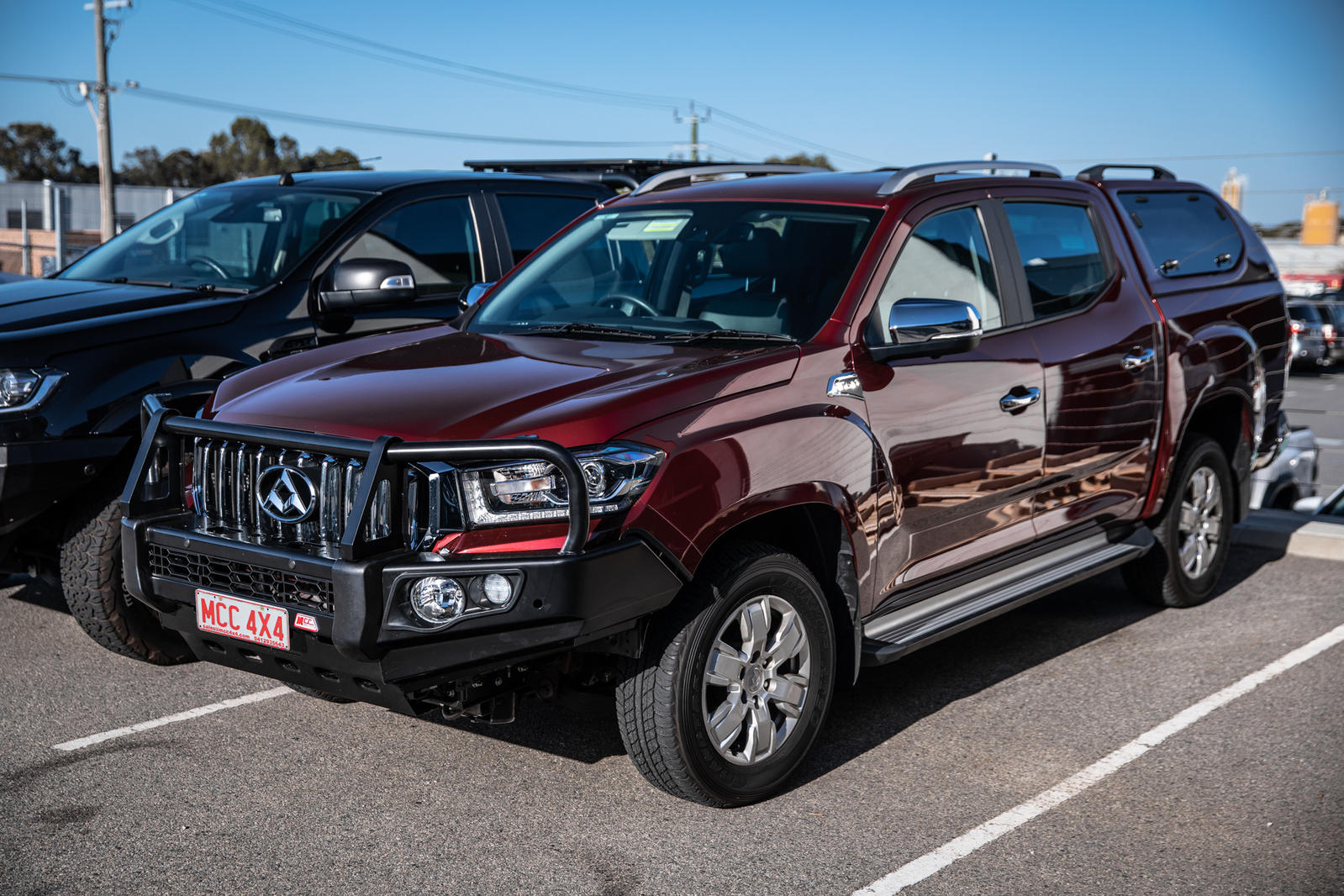 MCC FALCON A-FRAME BULLBAR W/UBP & FOGS - LDV T60 2018 ON