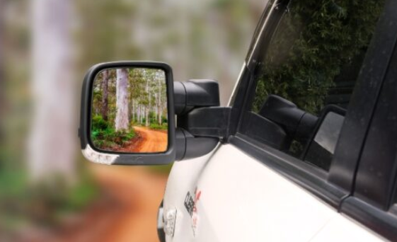 Clearview Towing Mirrors [Next Gen, Pair, OAT Sensor, Indicators, Electric, Chrome] To Suit Ford Ranger, Raptor & Everest (2022-On)