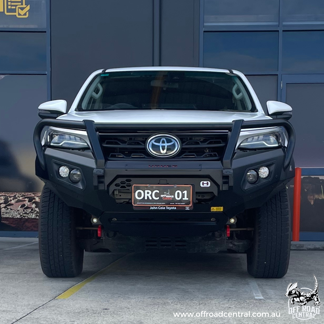 HAMER KING SERIES PLUS 3 LOOP BULL BAR TO SUIT TOYOTA FORTUNER (2020-ON)