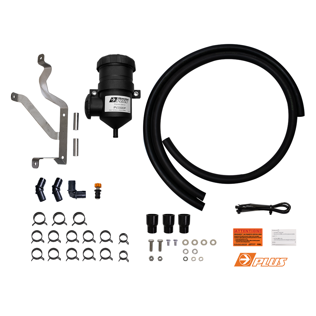 DIRECTION PLUS Provent Ultimate Catch Can Kit To Suit 2.0L 4 Cyl Ford Ranger/Everest & Amarok (2022-On)