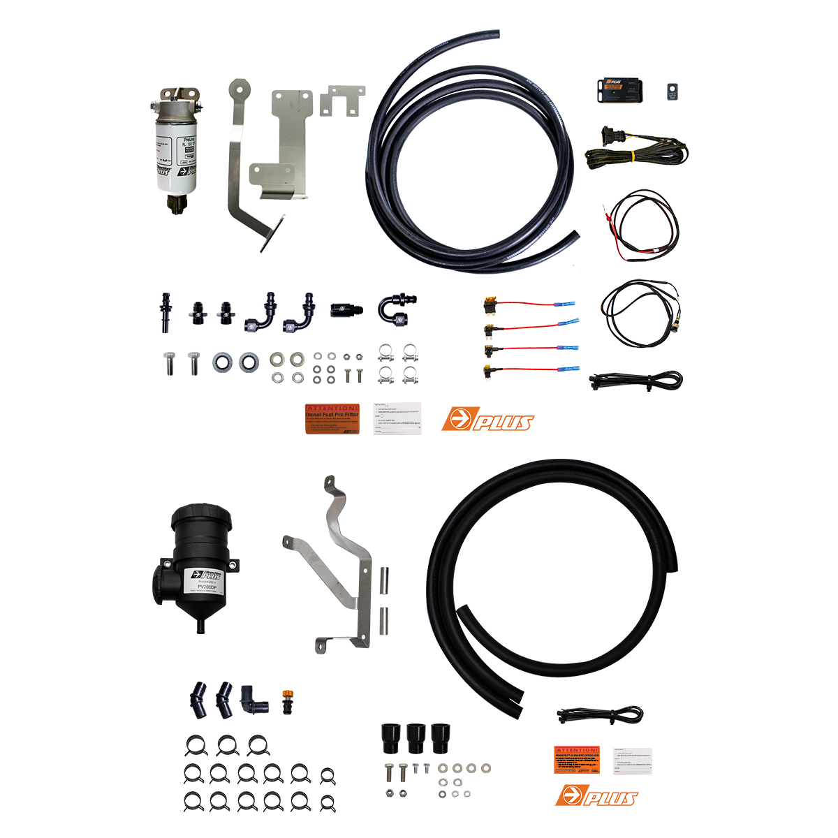 DIRECTION PLUS Pre-Filter & Provent Dual Kit To Suit Ford Ranger/Everest & Amarok (2022-On)