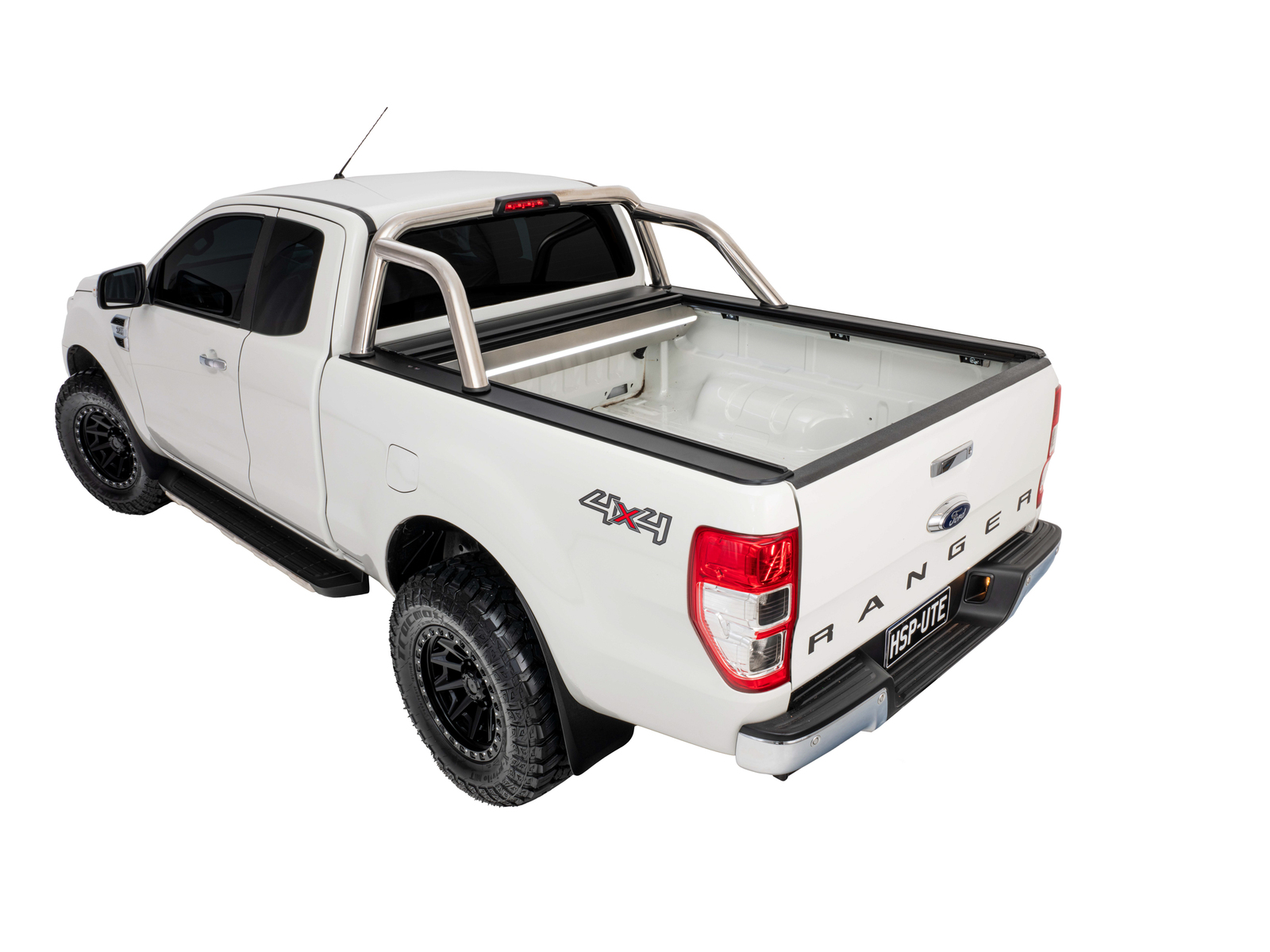 HSP ROLL R COVER 3.5 SERIES TO SUIT SPACE CAB FORD RANGER W/ XLT SPORT BAR (2011-2022)