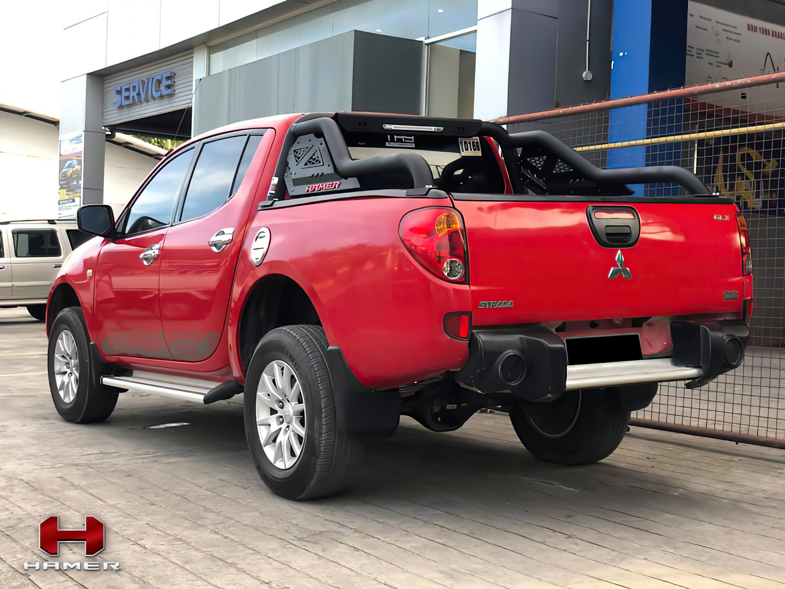 HAMER EXTENDED TITANIUM SERIES SPORTS BAR TO SUIT MITSUBISHI TRITON MN, MQ, MR (2009-ON)