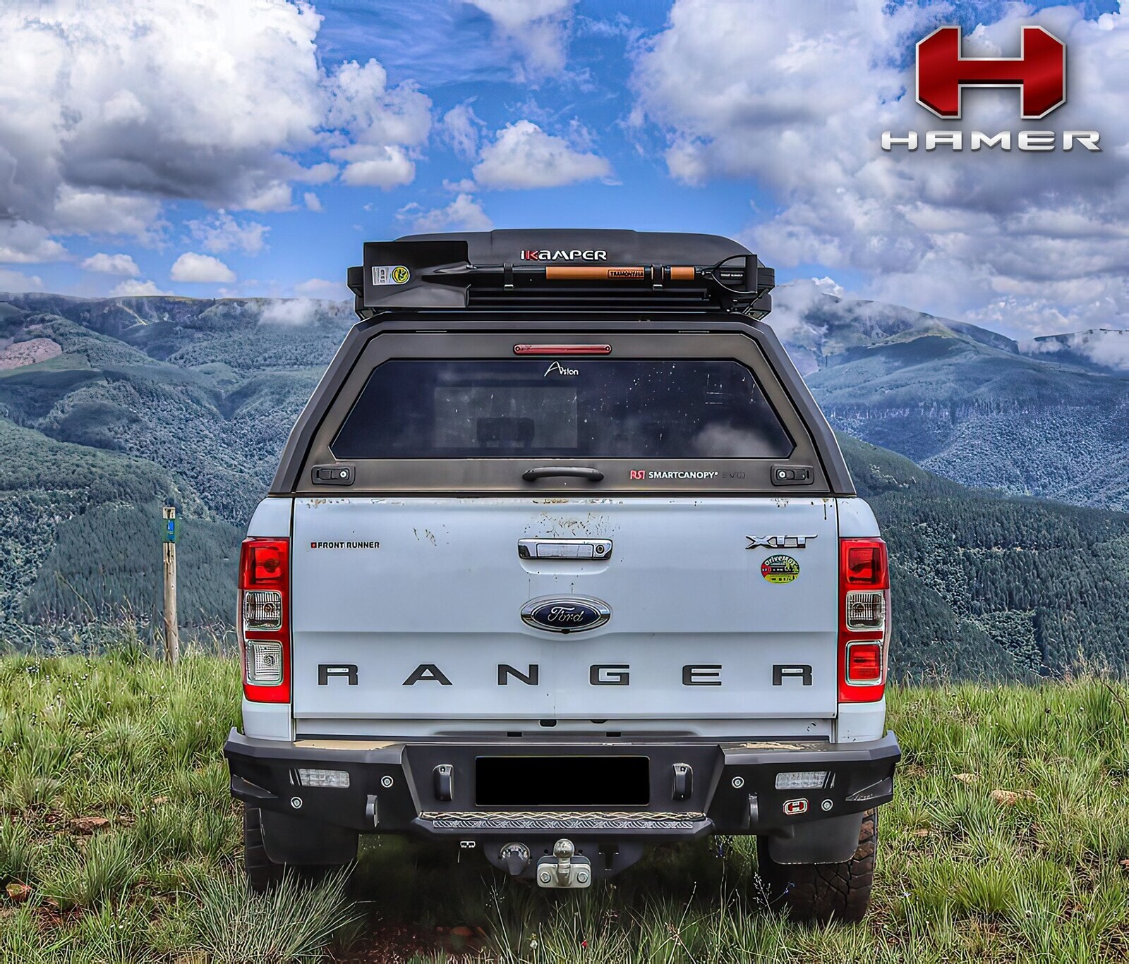 HAMER M-SERIES REAR BAR - FORD RANGER MK1,2 &3/MAZDA BT50 (2012-2020)