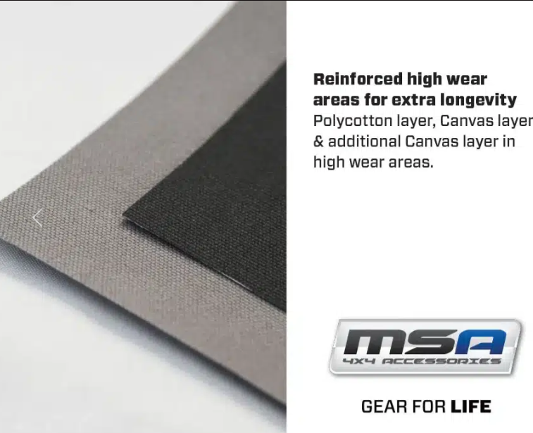 MSA SEAT COVERS - TOYOTA HILUX (11/13-10/15)  REAR SEAR COVERS