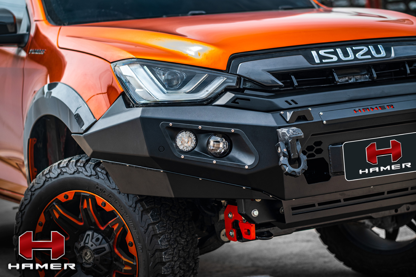 HAMER KING SERIES BULLBAR TO SUIT ISUZU DMAX (2021-ON)