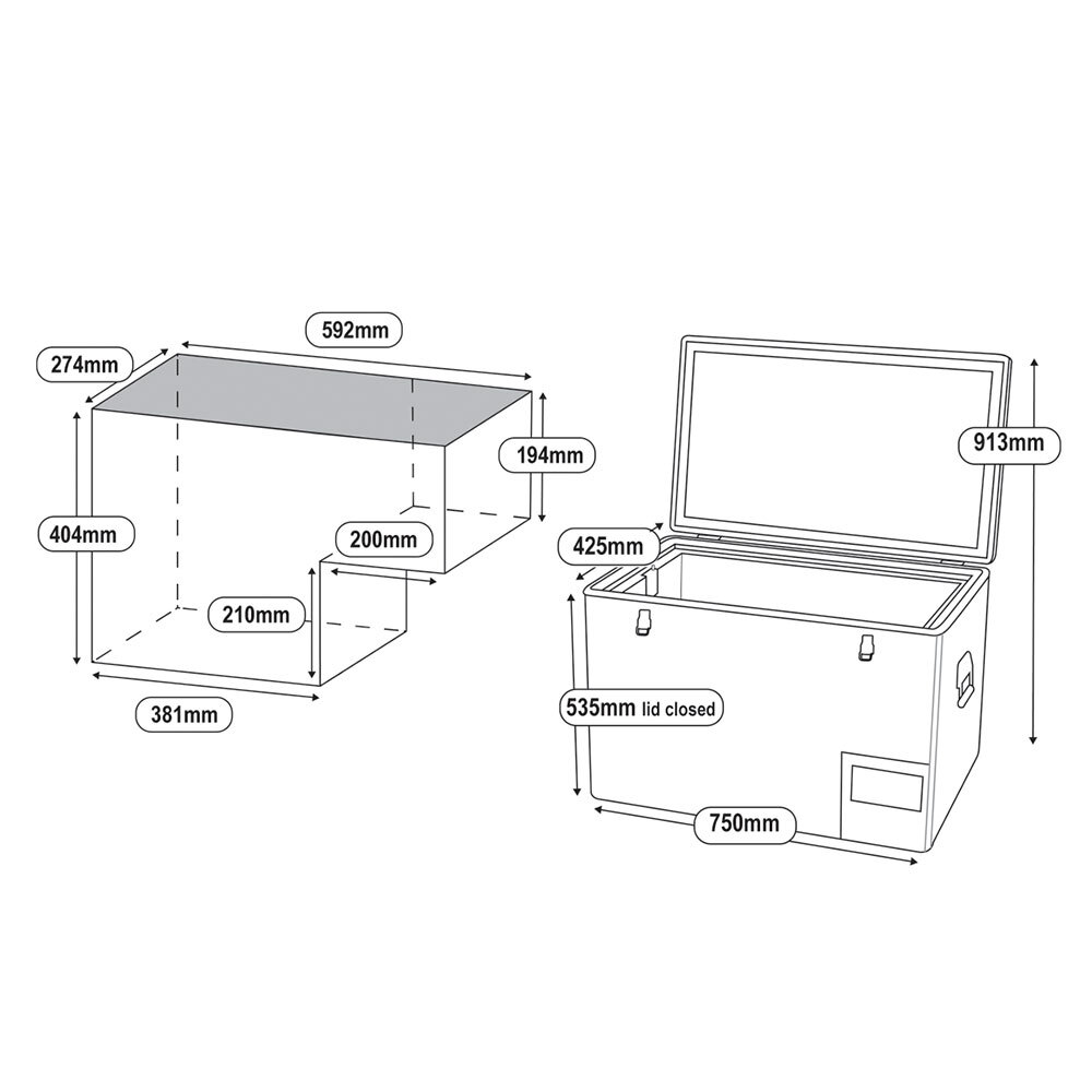 EX-DEMO - NATIONAL LUNA LEGACY 55L FRIDGE (SINGLE BIN, SINGLE DOOR, SINGLE CONTROL)