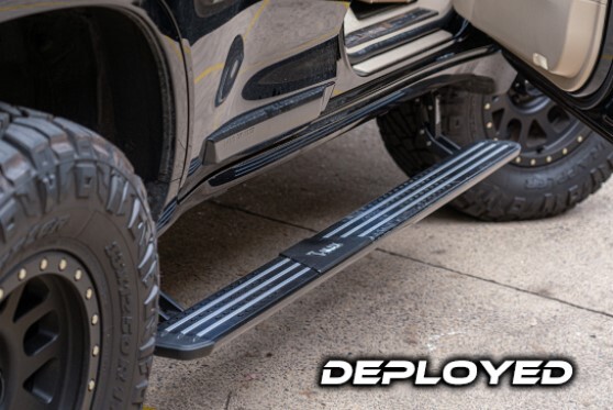 SUPREME INNOVATIONS ELECTRIC SIDE STEPS TO SUIT TOYOTA LAND CRUISER 300 SERIES (2022-ON)