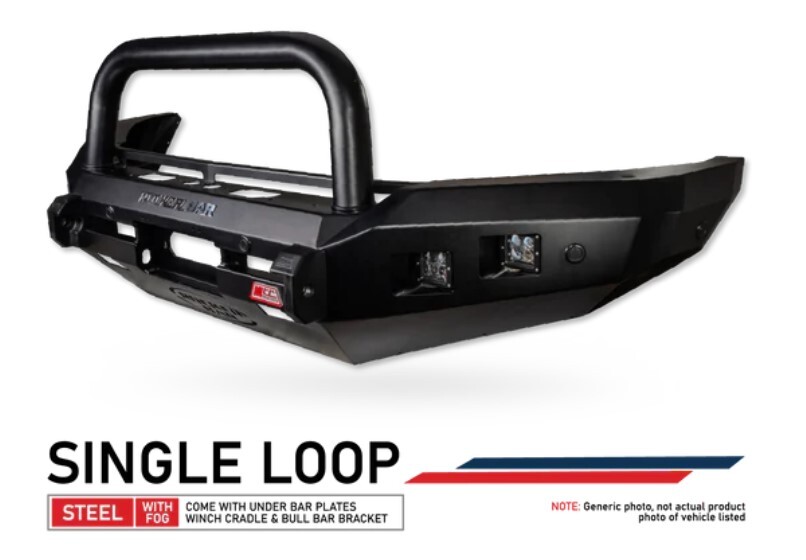 MCC ROCKER BULL BAR (MULTIPLE LOOP OPTIONS) TO SUIT ISUZU D-MAX (2024-ON)