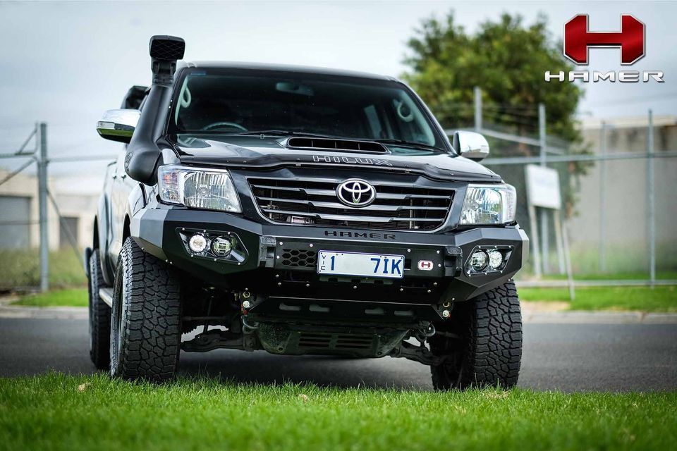 HAMER KING SERIES BULL BAR TO SUIT TOYOTA HILUX VIGO CHAMP 2011-2015