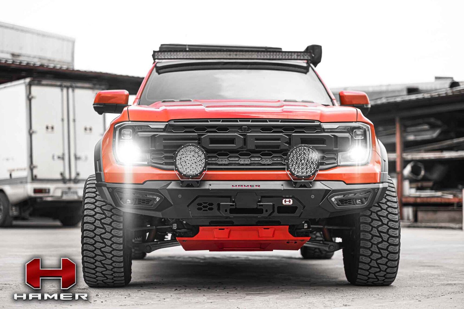 HAMER ATLAS SERIES BULL BAR TO SUIT FORD RANGER RAPTOR (2022-ON)