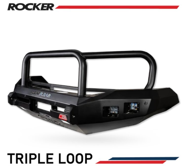 MCC ROCKER BULL BAR (MULTIPLE LOOP OPTIONS) TO SUIT VOLKSWAGEN AMAROK (2023-ON)