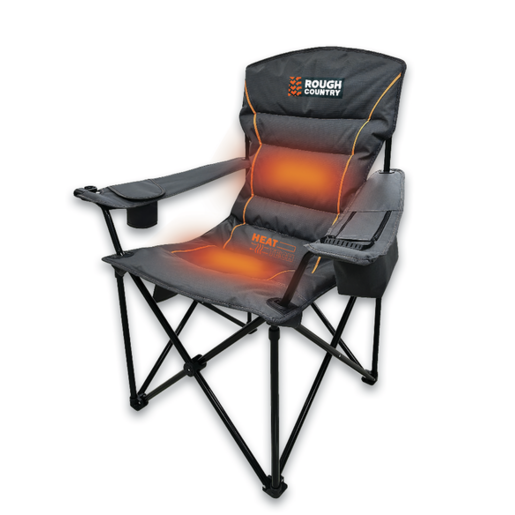 ROUGH COUNTRY HEAT TECH CAMP CHAIR WITH POWERBANK