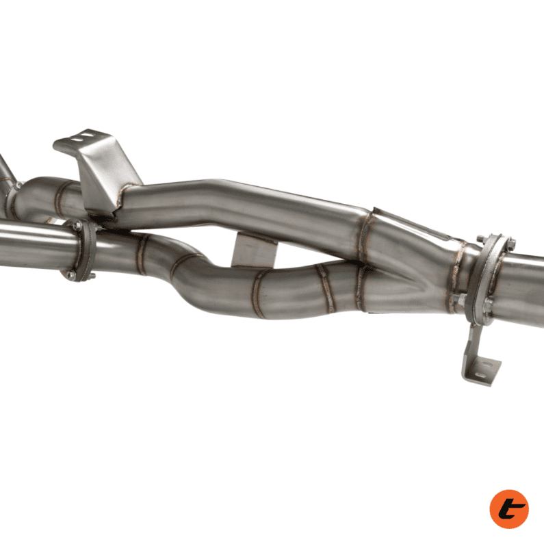 TORQIT STAINLESS SINGLE 3.5" TO 3" TWIN EXIT DPF BACK EXHAUST TO SUIT SINGLE CAB 4.5L V8 LC 79 SERIES (08/2016-ON)