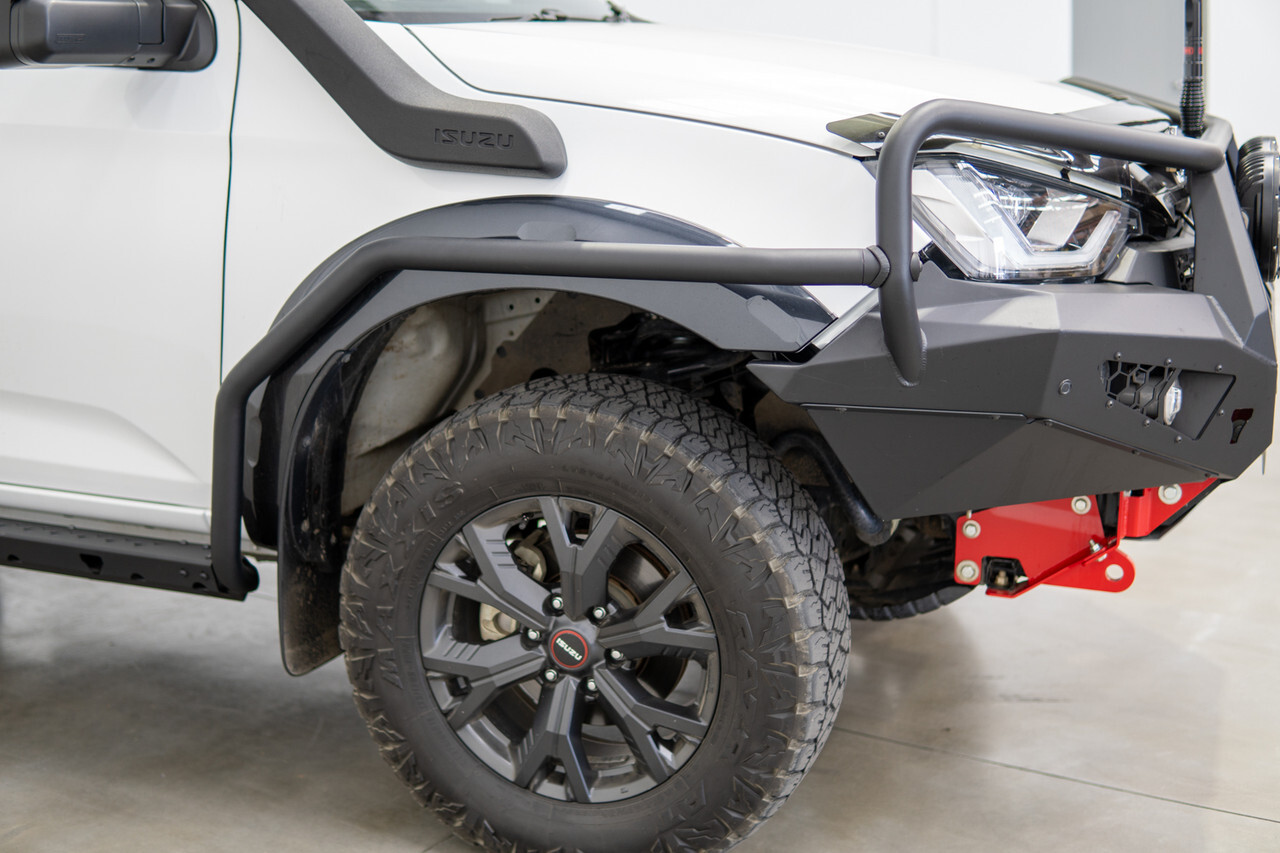 OFFROAD ANIMAL ROCK SLIDERS W/ BRUSH RAILS TO SUIT DUAL/EXTRA CAB ISUZU D-MAX (2021-ON)