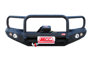 MCC SANDBLACK TRIPLE LOOP ROCKER BAR W/UBP & FOGS TO SUIT TOYOTA PRADO 150 SERIES 2009-2017