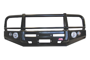 MCC FALCON A-FRAME BAR W/UBP & FOGS - TOYOTA LANDCRUISER 70 SERIES (76 WAGON, WORKMATE/GXL) 2007 TO PRESENT