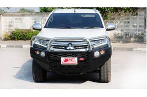 MCC STAINLESS TRIPLE LOOP FALCON BAR W/ FOG & PLATES TO SUIT MITSUBISHI PAJERO SPORT 12/2015-2020