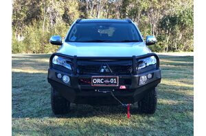 MCC A-FRAME FALCON BAR W/ FOGS & PLATES TO SUIT MITSUBISHI PAJERO SPORT 2015-2020