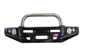 MCC FALCON STAINLESS SINGLE LOOP BAR (NO FOGS) TO SUIT MITSUBISHI PAJERO (NH-NL) 1991-2000