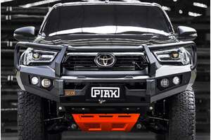 PIAK ELITE POST BAR W/ORANGE TOW POINTS & ORANGE UBP TO SUIT TOYOTA HILUX (2020-ON)