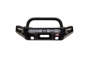 MCC PHEONIX BLACK SINGLE LOOP BAR W/UBP & FOGS TO SUIT TOYOTA HILUX REVO (MK8) FACELIFT 2020 ON