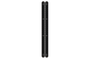 ROUGH COUNTRY BLACK ALUMINIUM ANCHOR TRACKS SET OF 2